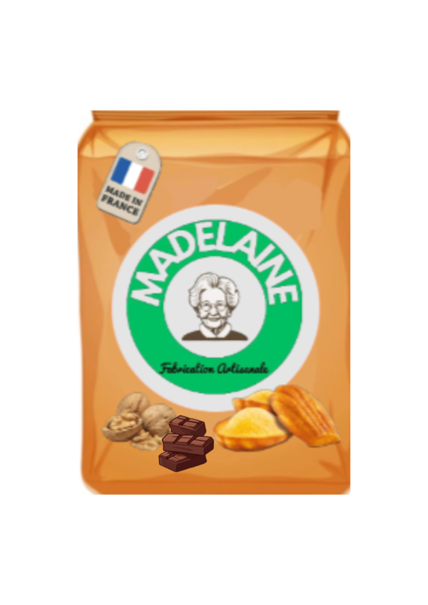 Madeleines à la NOIX et au CHOCOLAT